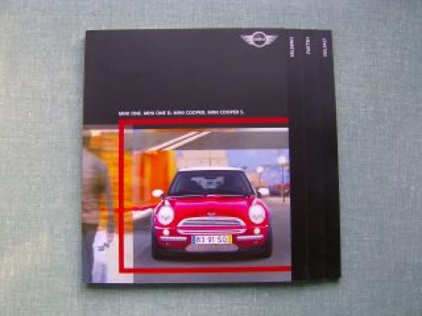 BMW Mini Prospekt One +D +Cooper +S R50 R53 2003