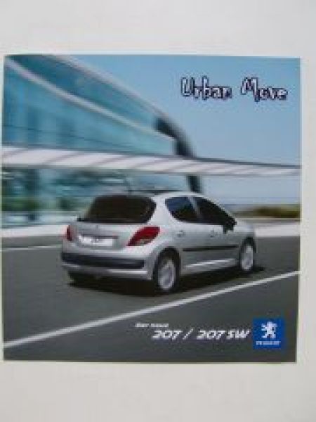 Peugeot 207 207SW Urban Move Prospekt September 2009