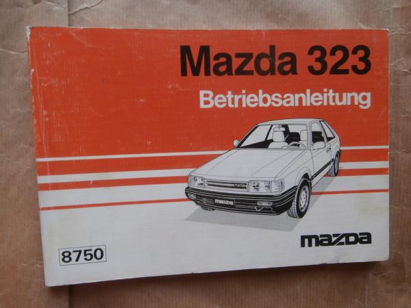 Mazda 323 Betriebsanleitung 1986 Deutsch