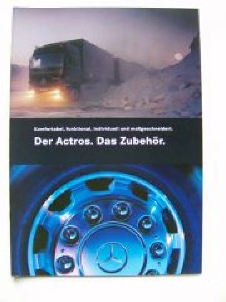 Mercedes Benz Der Actros Das Zubehör Prospekt März 1998