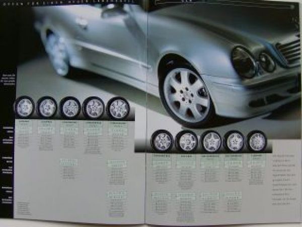 Mercedes Benz & AMG Leichtmetallräder Prospekt September 1999