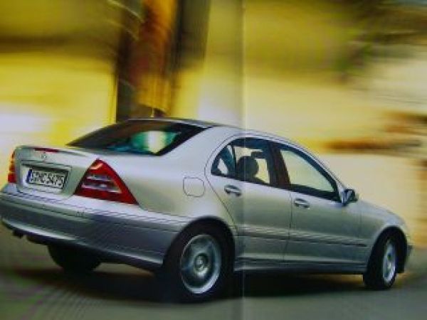 Mercedes Benz C-Klasse Limousinen W203 Prospekt Februar 2000