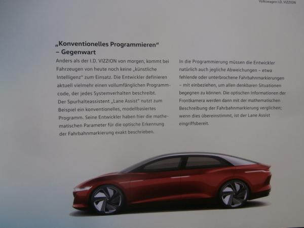 VW I.D. Vizzion Studie Prospekt Genf 2018