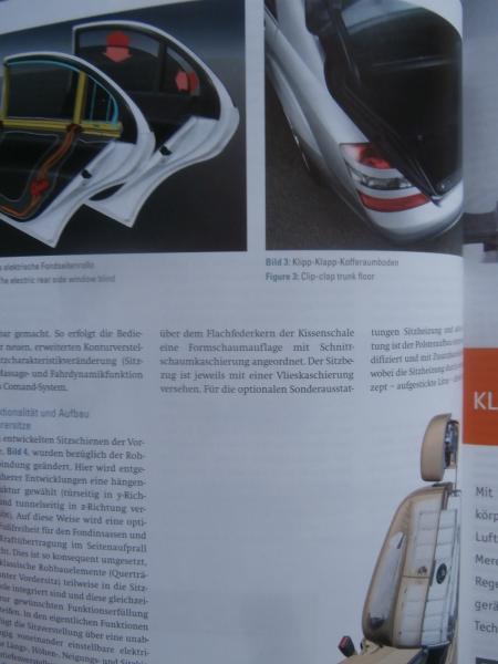 ATZ MTZ extra Mercedes Benz S-Klasse 10/2005 Historie Design Gesamtfahrzeug Interieur Telematik Motoren Getriebe DMU Erprobung