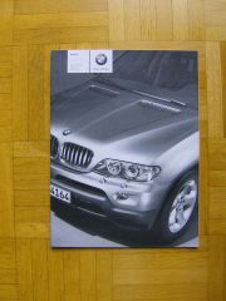 BMW Preisliste X5 E53 2004 3.0i 4.4i 4.8is 3.d0+Individual