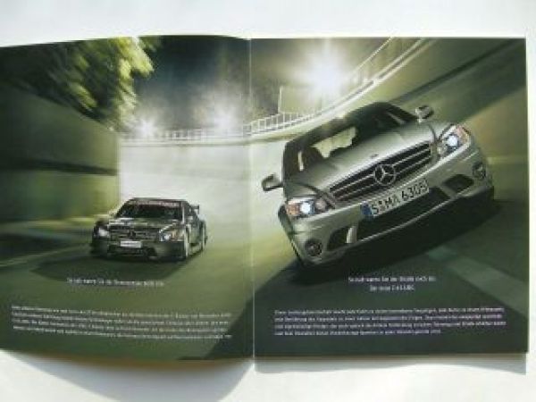 Mercedes Benz C63 AMG Prospekt BR204 Prospekt August 2007