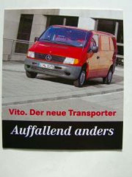 Mercedes Benz Vito. Der neue Transporter BR638 Februar 1996