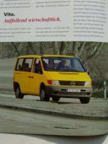 Mercedes Benz Vito. Der neue Transporter BR638 Februar 1996