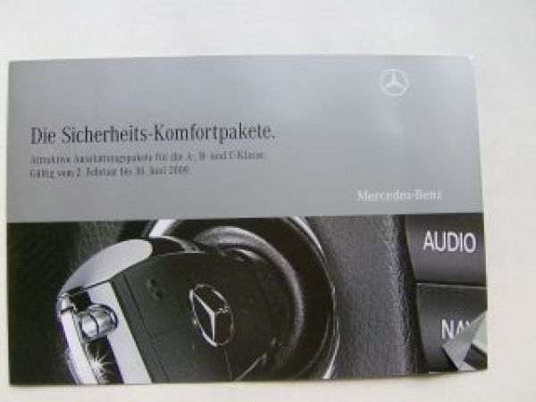 Mercedes Benz Sicherheits-Komforpakete BR169 BR245 BR204