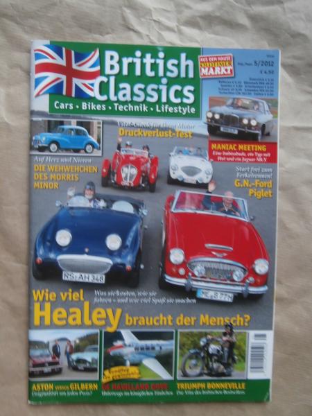 British Classics 5/2012 Jaguar Mk X,Morris Minor,Triumph Bonneville,Havilland D.H. 104 Dove,