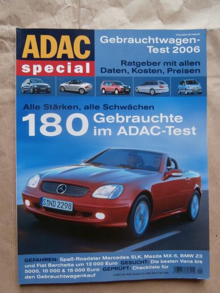 Original Printausgabe Adac Special 180 Gebrauchtwagen Test 06 Autoliteratur Hopel