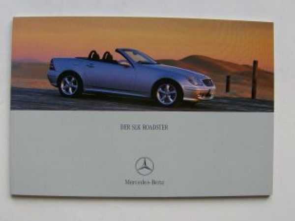 Mercedes Benz SLK Roadster R170 April 2000 Prospekt