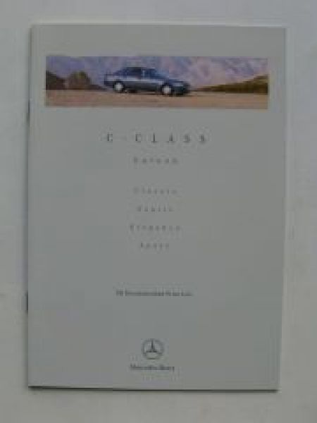 Mercedes Benz Price List UK Englisch C-Class August 1999 NEU