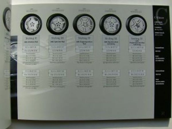 Mercedes Benz Gesamtkatalog Leichtmetallräder plus AMG 7/2002