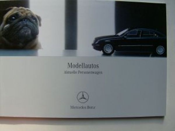 Mercedes Benz Modellautos aktuelle PKW März 2003 Prospekt