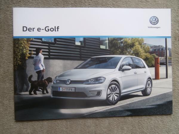VW e-Golf Dezember 2018 100kw Version Österreich