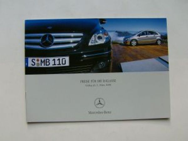 Mercedes Benz Preisliste B-Klasse BR245 März 2005