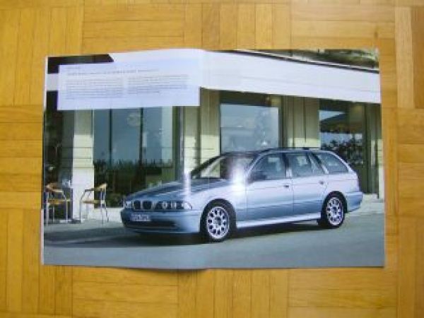 BMW Prospekt 5er Limousine Touring E39 Edition 2001