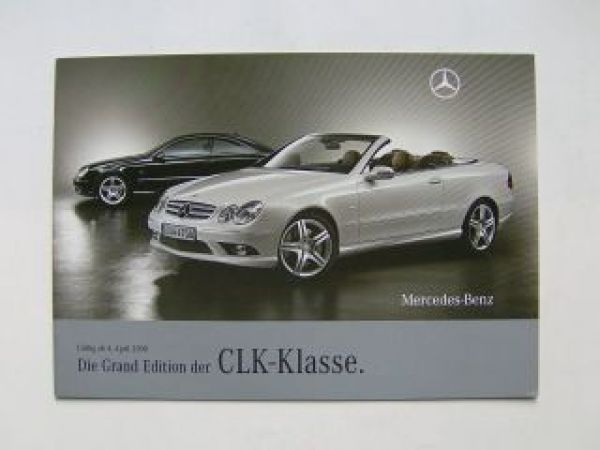 Mercedes Benz CLK-Klasse BR209 Grand Edition April 2008