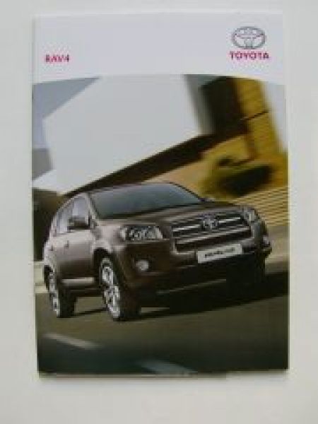 Toyota RAV4 Prospekt April 2009 +Preisliste NEU CA30W