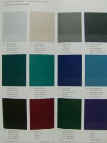 Mercedes Benz S-Klasse CL-Coupè SL Lacke & Polster August 1997