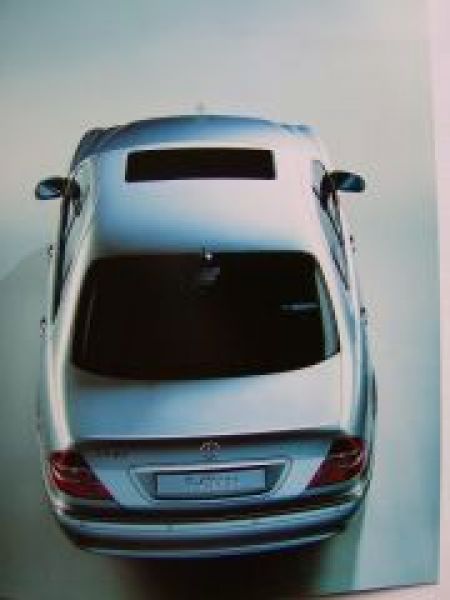 Mercedes Benz S-Klasse W220 August 1998 Prospekt