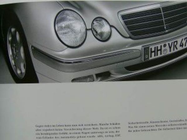 Mercedes Benz Gebrauchtwagenklasse Prospekt Mai 2001