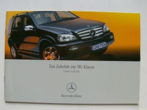 Mercedes Benz ML-Klasse BR163 Zubehör Prospekt Mai 2004