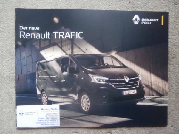 Renault Trafic Ecoline Komfort Kastenwagen Doppelkabine +Preisliste August 2019