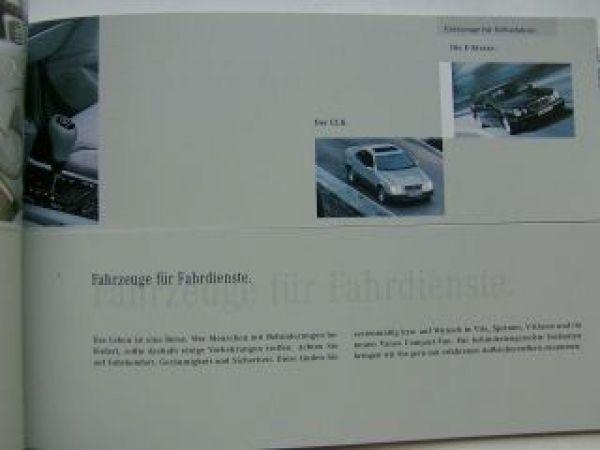 Mercedes Benz Fahrzeuge für Menschen mit Behinderungen 10/2001