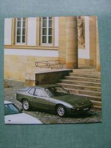 Porsche Poster Prospekt 924 +Turbo 911SC +Turbo 928 +S