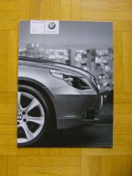 BMW Preisliste 5er Limousine E60 523i-550i+520d-535d+x 2005