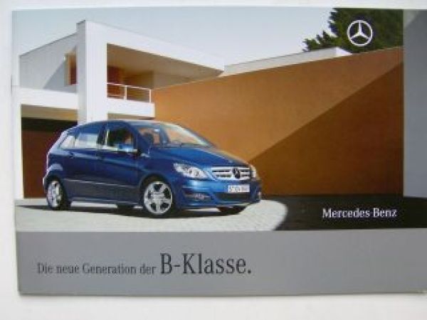 Mercedes Benz B-Klasse BR245 Prospekt April 2008