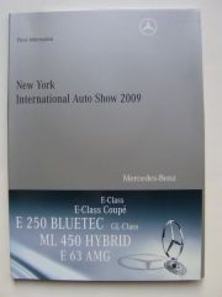Mercedes Benz New York BR212 ML450 Hybrid BR164 E63 AMG