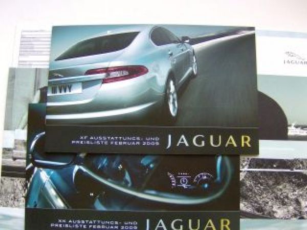 Jaguar Pressemappe XF XK April 2009 +DVD