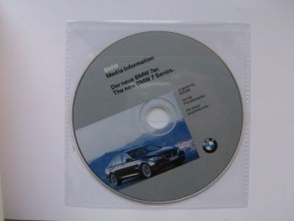 BMW Medieninformation 7er F01 F02 Juni 2008 +CD
