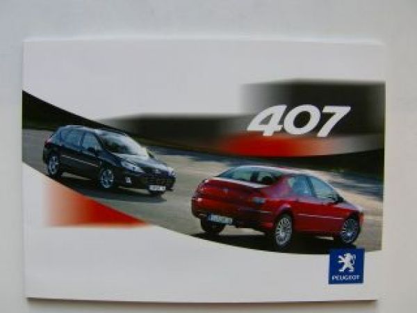 Peugeot 407 Pressemappe +CD +Fotoheft Juni 2008