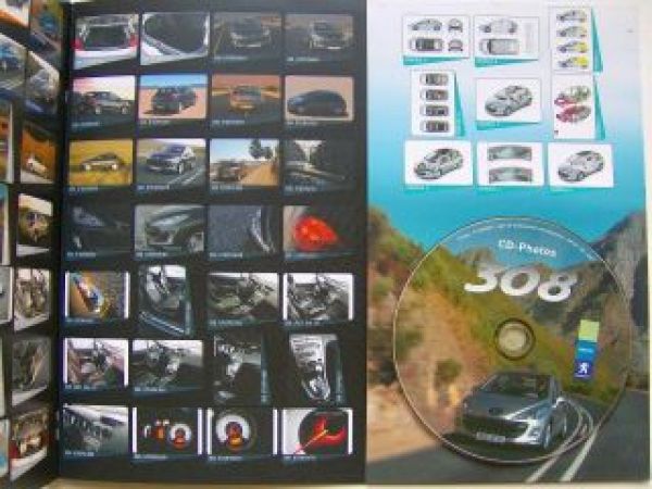 Peugeot 308 Pressemappe +CD Juni 2007