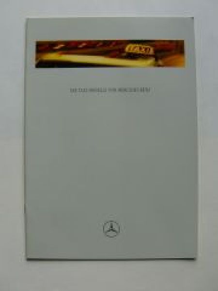 Mercedes Benz TAXI-Modelle Prospekt W202 W210 BR638 2/1997