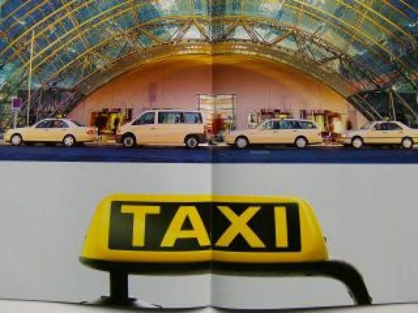 Mercedes Benz TAXI-Modelle Prospekt W202 W210 BR638 2/1997