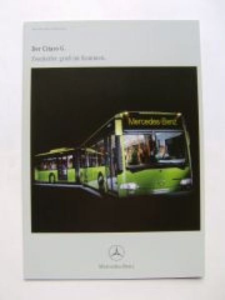 Mercedes Benz Citaro G Omnibus Prospekt August 1998 NEU