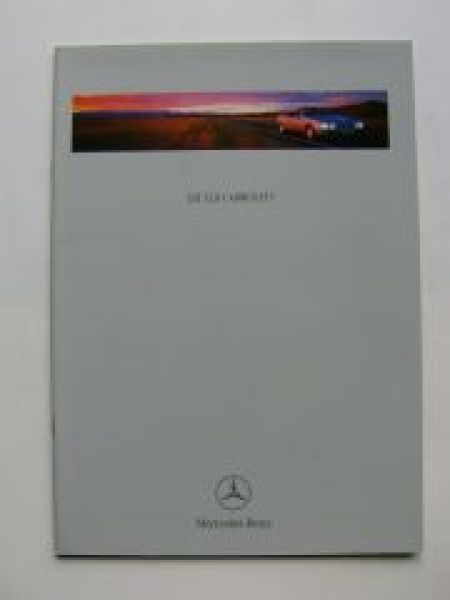 Mercedes Benz CLK Cabriolets W208 April 1998 Prospekt