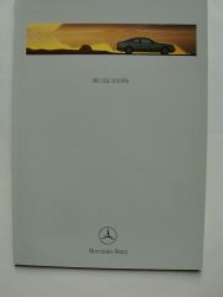 Mercedes Benz CLK Coupés Prospekt Juli 1999 BR208
