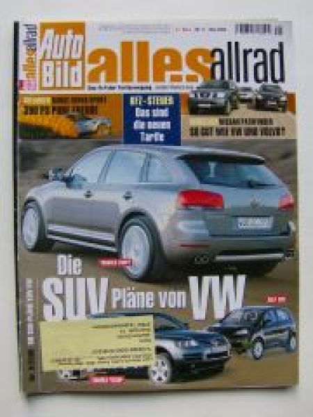 Auto Bild alles allrad 5/2005 VW T3 syncro ML350 BR251