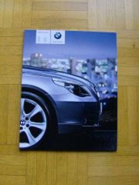 BMW Prospekt 5er Limousine E60 523i-550i+520d-535d 2005