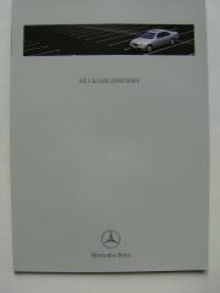 Mercedes Benz E-Klasse W210 Juli 1999 Prospekt