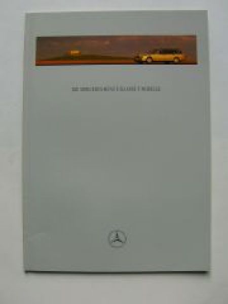 Mercedes Benz E-Klasse T-Modell W210 August 1997 Prospekt