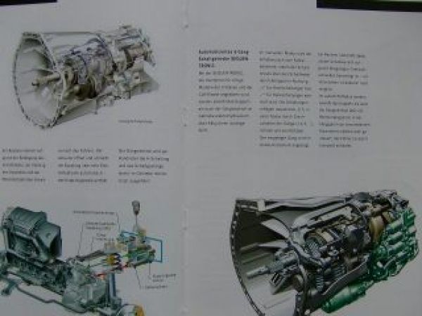 Mercedes Benz Getriebe-Varianten Prospekt intern Juli 2001