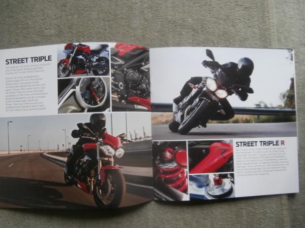 Triumph Roadsters & Supersports 2016 Speed Triple S +Triple R +Daytona 675 R Prospekt