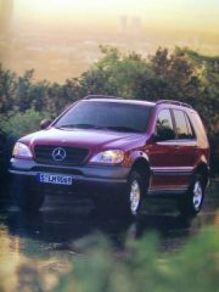 Mercedes Benz M-Klasse BR163 Prospekt August 1999 NEU